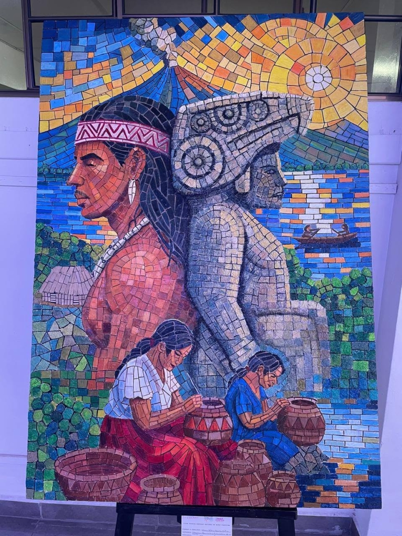 Memoria Ancestral Colores de mi Tierra — mosaico, Eliezer Carrillo Cruz